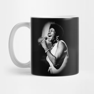Vintage Aretha Franklin 1980 Mug